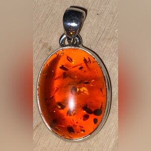Baltic Amber set in 925 Sterling Dilver